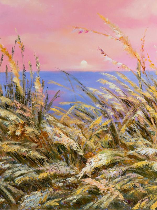About the herbs, Oil on canvas 100x100
