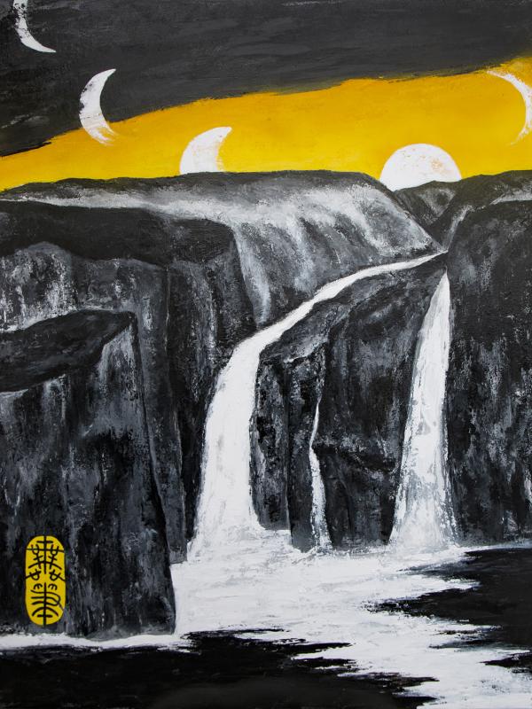 Yellow, acrylic on canvas , 130х100